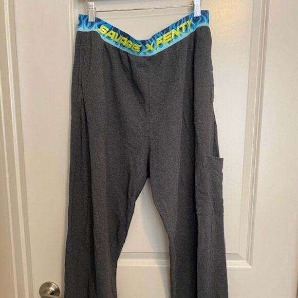 Savage X Fenty Speed Racer Terry Lounge/Sleep Pants | Men’s Large Cargo Pocket - Picture 6 of 7
